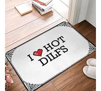 FZFN I Love Hot Dilfs Braided Bar Accessories And Decor - Kitchen Mats Durable Padded Kitchen(40X60CM)
