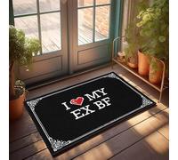 FZFN I Love My Ex Bf Kitchen Washable Large Bath - Pool Decorations Outdoor Bathmat Non Skid(65X90CM)