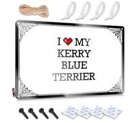 FZFN I Love My Kerry Blue Terrier Poster Necessities | Sarcastic Waterproof Decorative Wall Art(20X30CM)