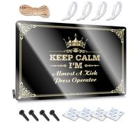 FZFN Keep Calm I'm Almost A Kick Press Operator Outside Fall Decor Dorm Hanging | Old Cool Wall Art Custom Vintage Metal Wall Decor(30X40CM)