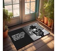 FZFN Mat Reflecting On Life, I'm Amazed I'm Still Here - Chenille Bathroom Soft Rug, Pool Decor Bath Washable Mat For Gamer Bedroom Living Room(65X90CM)
