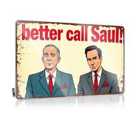 FZFN Metal Signs For Home Bar Better Call Saul: A Legal Drama Unfolds Tin Sign Tin Metal Bar Signs Office Tin Sign(30X40CM)