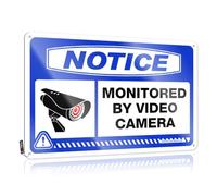 FZFN Notice Monitored By Video Camera Quality Stitch - Posters Soft Area Hanging Wall Decor(30X40CM)