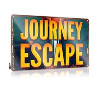FZFN Plaque Decorations For Patio Wall Decor | Journey Escape Adventure Game Unique For Mountain Home(20X30CM)