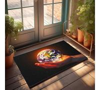 FZFN Protecting Our Planet: A Global Responsibility Rubber Coffee Non Skid | Square Shower Bath Mat Bath Washable Stain Resistant Water Proof(40X60CM)