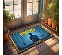 FZFN Retro Area Rug Boathip: A Journey Through Shadows And Lights Doormat Home Sweet Home Rug Door Mats For Home Entrance In(40X60CM)