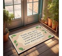 FZFN Retro Area Rug Thankful For Modern Convenience: A Humorous Take On Survival Skil Doormat Home Sweet Home Rug Door Mats For Home Entrance In(40X60CM)