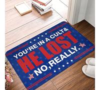 FZFN Shoes Here Mat You'Re In A Cult And He Lost No Really Mat Fall Front Porch Decor Fall Outdoor Decorations(40X60CM)
