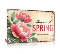 FZFN Space Accessory Retro Wall Decor | Spring Blossoms: Nature's Gentle Touch Cool Decorative Wall Art Ready To Hang For Beach(20X30CM)