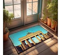 FZFN Welcome Mat Classroom Brandenburg Gate: A Monument To History And Unity Doormat Home Door Mat Mat Shoes(65X90CM)