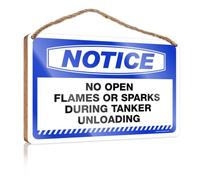 FZFN Welcome Mat Notice No Open Flames Or Sparks, Boho For Indoor/porch | Machine Washable Kitchen Rugs, Non-slip Hallway Runner Rug, Foyer, Front Door Mat Fall, Non Slip Entry Rug, Mudroom(50X80CM)