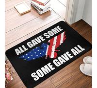 FZFN Welcome Mats Outdoor Large All Gave Some Some Gave All Military Doormat Welcome Mats For Front Door Outdoor Gifts For Home(65X90CM)