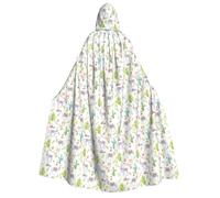 FZGGWYHL Alpaca Llama Cactus Flag Mountain printed Adult Hooded Cloak Long Cape Halloween Hooded Cape