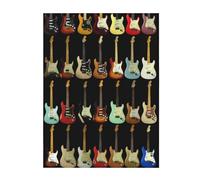 FZGGWYHL Art Guitar Pattern printed Flannel Blanket throw blanket
