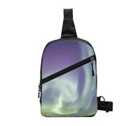 FZGGWYHL aurora printed Chest package diagonally Crossbody Bag