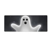 FZGGWYHL Black And Halloween Ghost Printed Mouse Pad Desktop Protection Pad Keyboard Pad