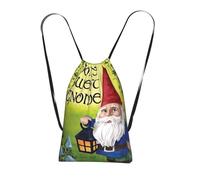 FZGGWYHL Colorful Gnomes printed Storage bag with a drawstring backpack sports bag