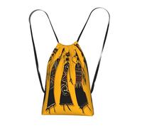 FZGGWYHL Creative African Culture printed Storage bag with a drawstring backpack sports bag