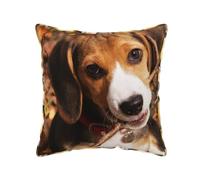 FZGGWYHL Cute Beagle printed Velvet Throw Pillow Cover Pillowcase