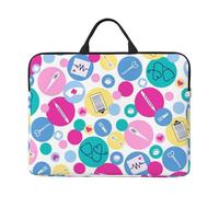 FZGGWYHL Cute Nurse printed 14in Laptop Case Laptop Bag Portable Computer Handbag