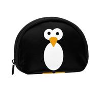 FZGGWYHL Cute Penguin Printed Shell Storage Bag Mini Storage Pouch Coin Purse