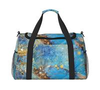 FZGGWYHL Cute Retro Rust Butterfly Printed Hand Travel Bag Handheld Crossbody Travel Bag