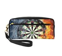 FZGGWYHL Dart Board Printed Pencil Case Small Makeup Bag Portable Storage Bag