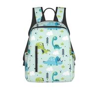 FZGGWYHL Dinosaur pattern printed Lightweight backpack travel bag Casual daypack