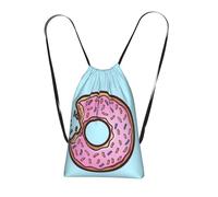 FZGGWYHL Donut printed Storage bag with a drawstring backpack sports bag