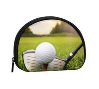 FZGGWYHL Golf Ball Printed Shell Storage Bag Mini Storage Pouch Coin Purse