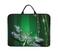 FZGGWYHL jewel dragonfly printed 14in Laptop Case Laptop Bag Portable Computer Handbag