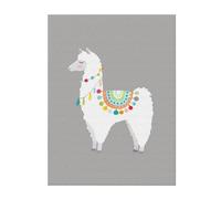 FZGGWYHL Llama printed Flannel Blanket throw blanket