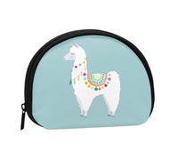 FZGGWYHL Llama Printed Shell Storage Bag Mini Storage Pouch Coin Purse