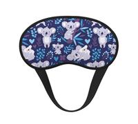 FZGGWYHL Lovely Koala Printed Blackout Sleep Mask Aid Eye Mask Travelling Sleep Eye Mask