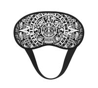 FZGGWYHL Mayan Calendar End of The World Printed Blackout Sleep Mask Aid Eye Mask Travelling Sleep Eye Mask