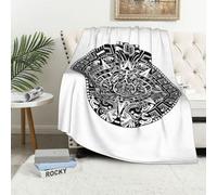 FZGGWYHL Mayan Calendar End of The World printed Flannel Blanket Soft facecloth blanket throw blanket