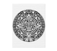FZGGWYHL Mayan Calendar End of The World printed Flannel Blanket throw blanket
