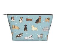 FZGGWYHL Puppy Doodles Printed Daily Storage Bag Travel Toiletry Bag Cosmetic Bag