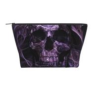 FZGGWYHL Purple Skull Printed Daily Storage Bag Travel Toiletry Bag Cosmetic Bag