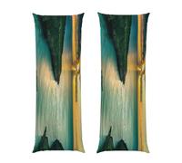 FZGGWYHL Sunrise Over Hanauma Bay Oahu Hawaii printed Long Body Pillowcase 20x60in Decorative pillow cover
