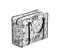 FZGGWYHL Video Game Boys printed Portable shopping storage bag Handheld luggage bag Travel Bag