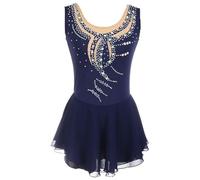 FZHQNZJF Figure Ice Skating Competition Clothing Roller Skate Performance Dance Dresses Girls' Artistic Rhythmic Dancewear,A,XL