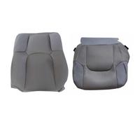 FZJDSD Gray Cloth Driver Bottom Replacement Seat Cover & Top Lean Back Compatible with Nissan Frontier 2005 2006 2007 2008 2009 2010 2011 2012 2013 2014 2015 2016 2017 2018 2019