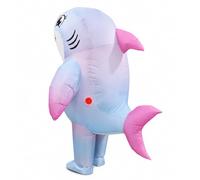 FZJWIKO Inflatable Costume for Adults Cartoon Sea Creature Outfit | with Easy Zip Access Body Look Christmas Celebration