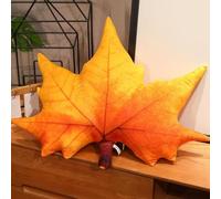 FZKun 3D Leaf Throw Pillow - Novelty Leaves Shaped Decorative Stuffed Plush Pillows Green Plant Cushion for Couch Sofa Bed Living Room Bedroom Chair Car Backrest Pillow Cute Accent Home Decor (#1)