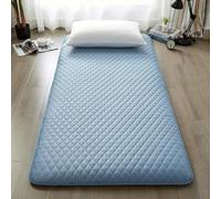 FZKun Japanese Floor Mattress Single, Cotton, Polyester Blend, MATTRESS, 90*200cm, Single, Firm, Blue