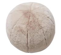 FZKun Plush Ball Throw Pillow - 11 Inch Nordic Style Soft Decorative Pillows Balls Round Spherical Fuzzy Cushion for Bedroom Living Room Office Sofa Couch Chair Bed (Beige)