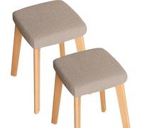 FZKun Stool Covers Rectangle Set of 1/2/4 - Stretch Washable Jacquard Chair Covers Elastic Sofa Seat Slipcovers Modern Square Bar Stool Covers for Home Office Dining Table Barstool (2pcs,#3)