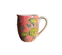 FZL02068LM Gravy Jug Ceramic Hand-Painted Coffee Milk Pitcher with Handle Colorful Pointed Mouth Gravy Boat Sauce Pot Sauce Boat