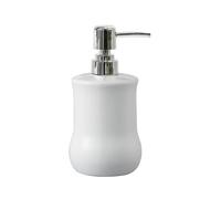 FZL02068LM Soap Bottle Ceramics Dish Soap Dispenser Ceramic Hand Soap Dispenser Bathroom with Pump, 410ML/13.8oz Thick Ceramics Soap Pump Bottles Soap Dispenser(White)